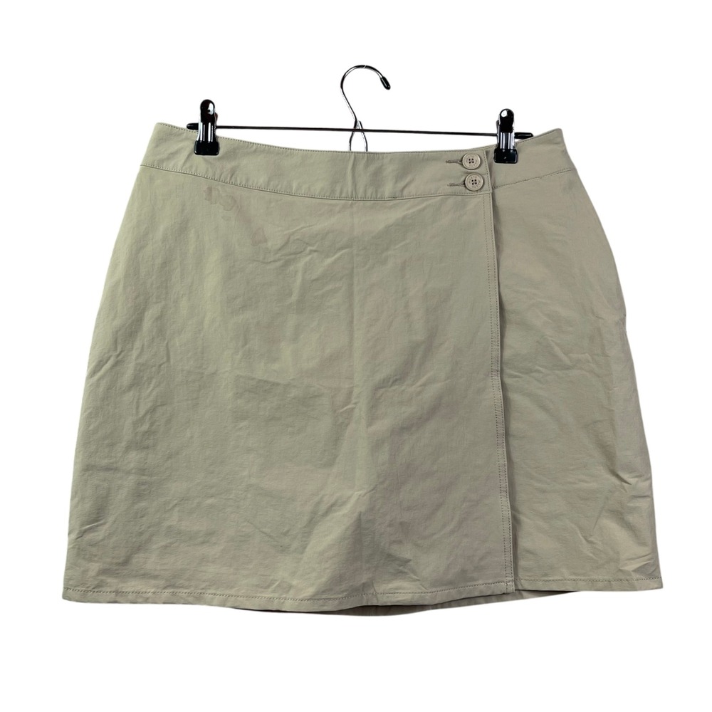 Musto Evolution UPF 40 Skort Womens 10 Khaki Tan Fishing Hiking Performance